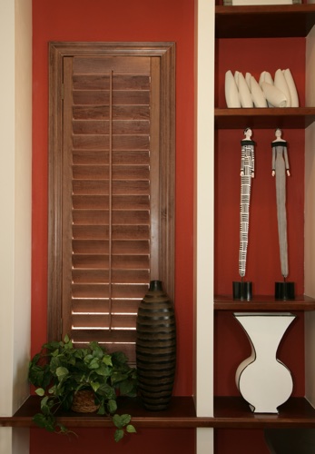 Dover wood shutter shelving